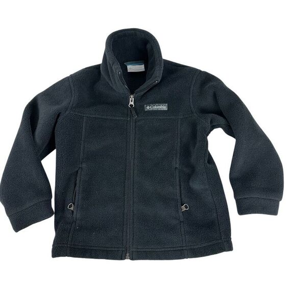 Columbia Girls Black Fleece Full Zip size XXS 4/5 - Picture 1 of 6